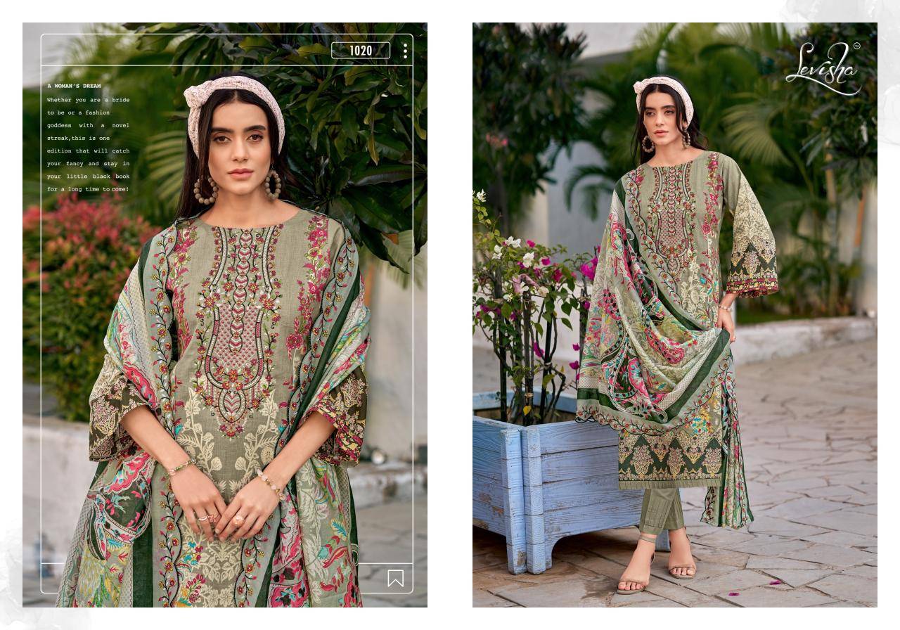 Levisha mariyam-2 Wholesale dress materials in Ahmedabad